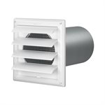 6in Vent Hood LVRD W / S WHT