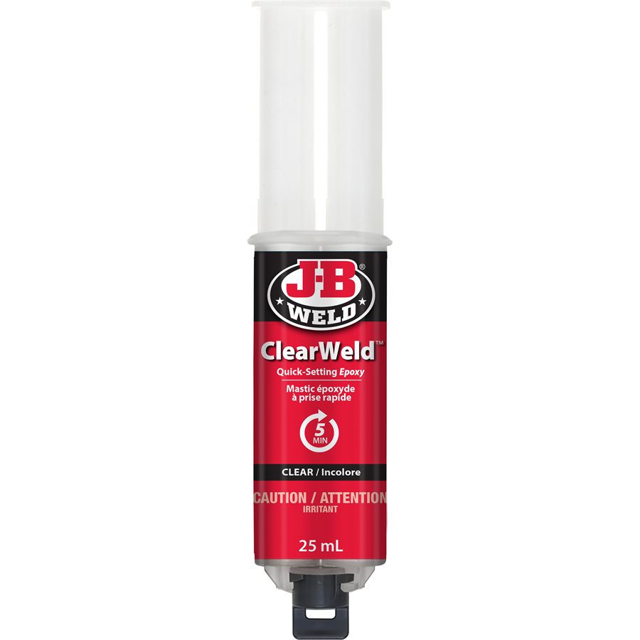 J-B Weld Clearweld Syringe 25Ml