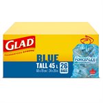 Sacs bleus de Glad® pour la récupération