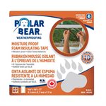 Ruban En Mousse Isolant Étanche À L'humidité 3 / 16po x 1¼po x 30pi Noir