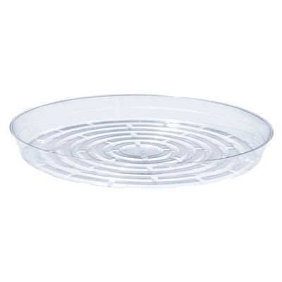 Plant Saucer Clear Vinyl Round 6in