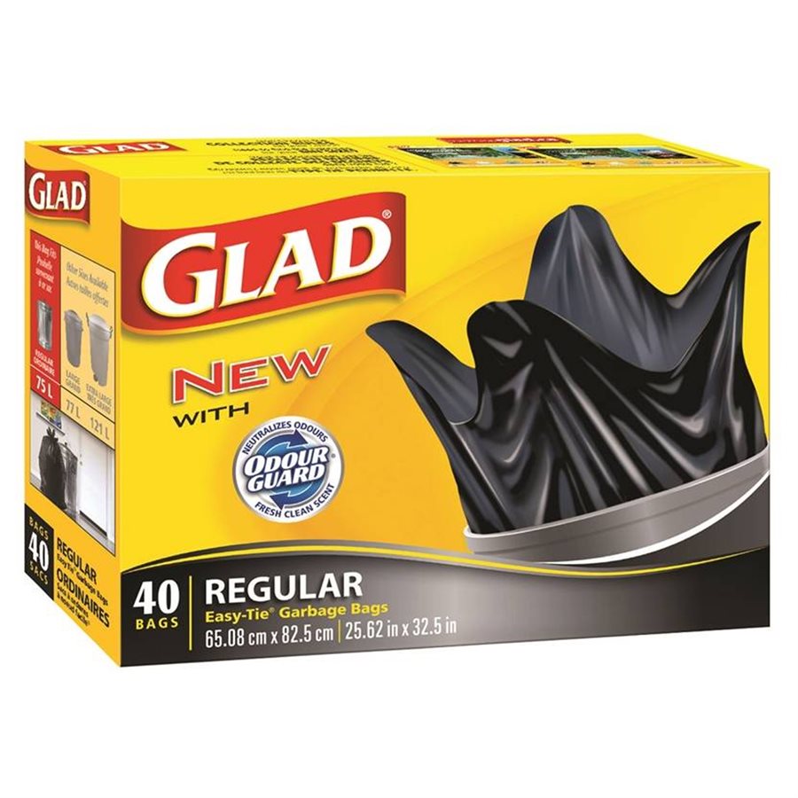 Glad Garbage Bag 26in X36in 40 S   88011858 1 Z 