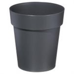 Viva Self-Watering Planter Plastic Round 13x14.5in Slate