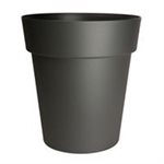 Viva Self-Watering Planter Plastic Round 9x10in Slate