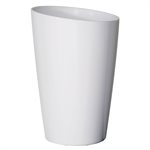 Mirage Self-Watering Tall Planter13x19.5in High Gloss White