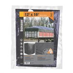 Tarpaulin 12ft x 16ft Heavy Duty Black